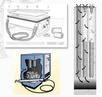 Visualisations and illustrations used in presentations, publications; and advertising